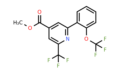1261561-06-1 | Methyl 2-(2-(trifluoromethoxy)phenyl)-6-(trifluoromethyl)isonicotinate