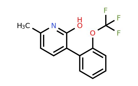 1261561-38-9 | 2-Hydroxy-6-methyl-3-(2-(trifluoromethoxy)phenyl)pyridine