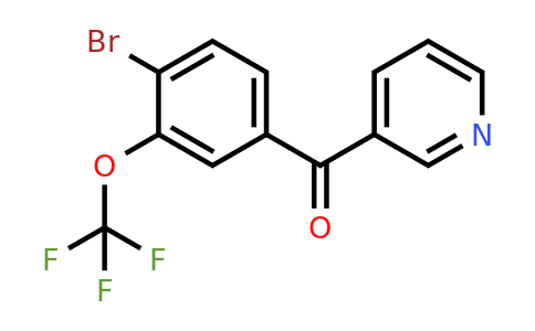 1261561-44-7 | 3-(4-Bromo-3-(trifluoromethoxy)benzoyl)pyridine