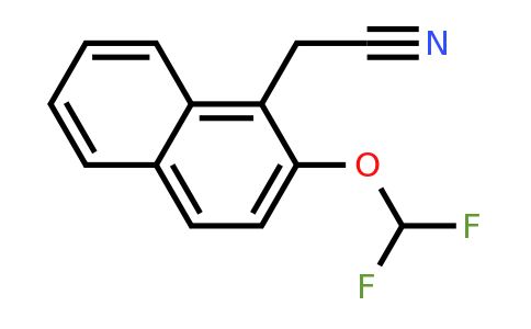 1261561-90-3 | 2-(Difluoromethoxy)naphthalene-1-acetonitrile