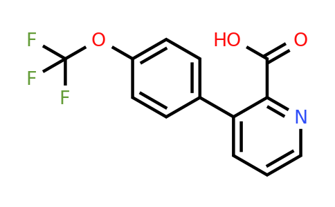 1261561-96-9 | 3-(4-(Trifluoromethoxy)phenyl)picolinic acid