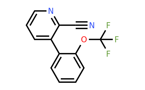 1261561-98-1 | 3-(2-(Trifluoromethoxy)phenyl)picolinonitrile
