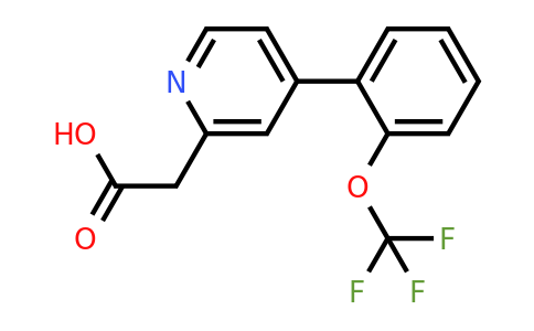 1261562-08-6 | 4-(2-(Trifluoromethoxy)phenyl)pyridine-2-acetic acid