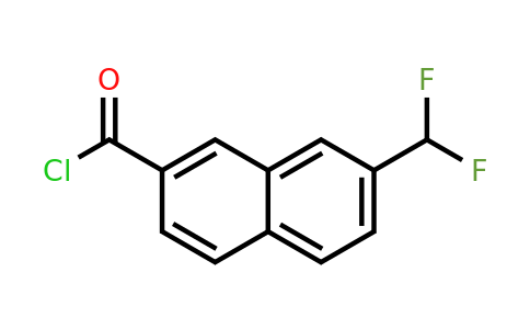 1261562-59-7 | 2-(Difluoromethyl)naphthalene-7-carbonyl chloride