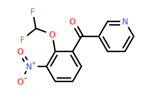1261562-71-3 | 3-(2-(Difluoromethoxy)-3-nitrobenzoyl)pyridine