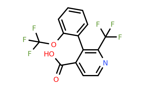 1261562-82-6 | 3-(2-(Trifluoromethoxy)phenyl)-2-(trifluoromethyl)isonicotinic acid