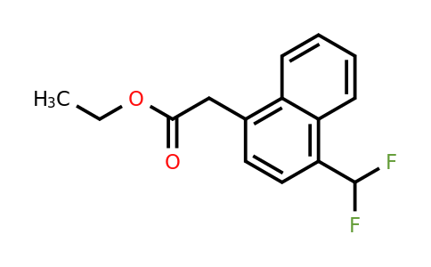 1261563-01-2 | Ethyl 1-(difluoromethyl)naphthalene-4-acetate