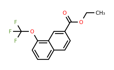 1261563-36-3 | Ethyl 1-(trifluoromethoxy)naphthalene-7-carboxylate