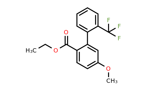 1261565-96-1 | 5-Methoxy-2'-(trifluoromethyl)biphenyl-2-carboxylic acid ethyl ester