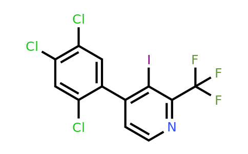 1261566-90-8 | 3-Iodo-4-(2,4,5-trichlorophenyl)-2-(trifluoromethyl)pyridine