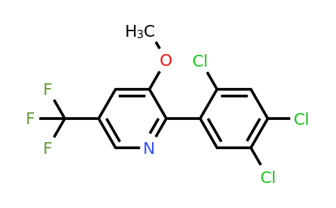 1261567-20-7 | 3-Methoxy-2-(2,4,5-trichlorophenyl)-5-(trifluoromethyl)pyridine