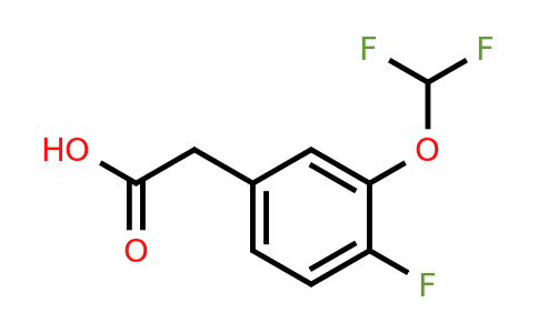 1261567-82-1 | 3-(Difluoromethoxy)-4-fluorophenylacetic acid