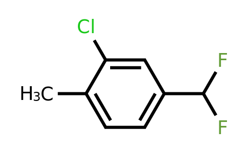 1261567-84-3 | 2-Chloro-4-(difluoromethyl)toluene