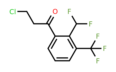 3-Chloro-2'-(difluoromethyl)-3'-(trifluoromethyl)propiophenone