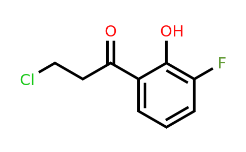 1261568-32-4 | 3-Chloro-3'-fluoro-2'-hydroxypropiophenone