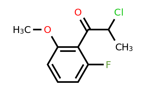 1261568-46-0 | 2-Chloro-2'-fluoro-6'-methoxypropiophenone