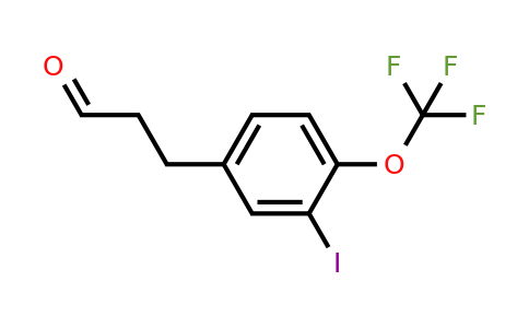 1261570-39-1 | 3-(3'-Iodo-4'-(trifluoromethoxy)phenyl)propionaldehyde