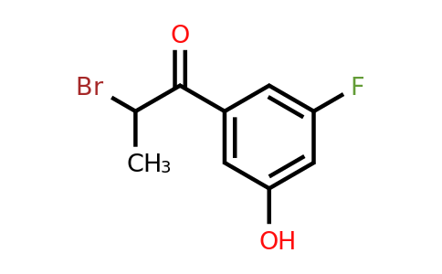 1261570-61-9 | 2-Bromo-3'-fluoro-5'-hydroxypropiophenone
