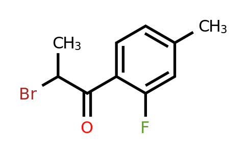 1261570-78-8 | 2-Bromo-2'-fluoro-4'-methylpropiophenone
