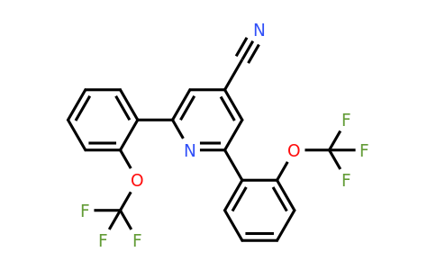 1261570-86-8 | 2,6-Bis(2-(trifluoromethoxy)phenyl)isonicotinonitrile