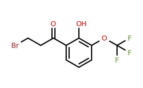 1261570-89-1 | 3-Bromo-2'-hydroxy-3'-(trifluoromethoxy)propiophenone