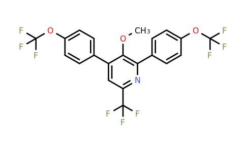 1261570-95-9 | 2,4-Bis(4-(trifluoromethoxy)phenyl)-3-methoxy-6-(trifluoromethyl)pyridine