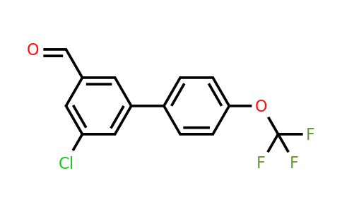 1261571-04-3 | 5-Chloro-4'-(trifluoromethoxy)biphenyl-3-carboxaldehyde