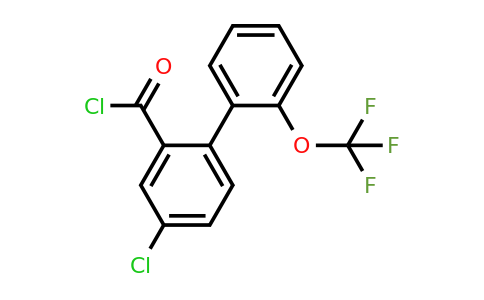 1261571-06-5 | 4-Chloro-2'-(trifluoromethoxy)biphenyl-2-carbonyl chloride
