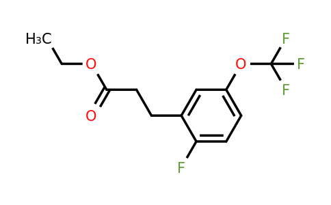 1261571-15-6 | Ethyl 3-(2'-fluoro-5'-(trifluoromethoxy)phenyl)propionate