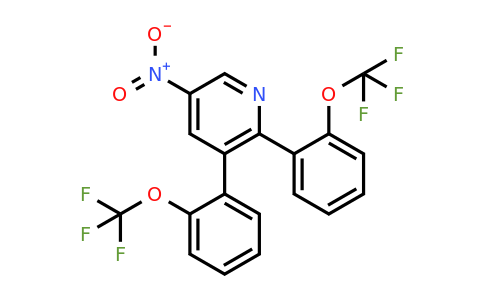 1261571-19-0 | 2,3-Bis(2-(trifluoromethoxy)phenyl)-5-nitropyridine