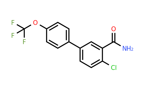 1261571-36-1 | 4-Chloro-4'-(trifluoromethoxy)biphenyl-3-carboxylic acid amide
