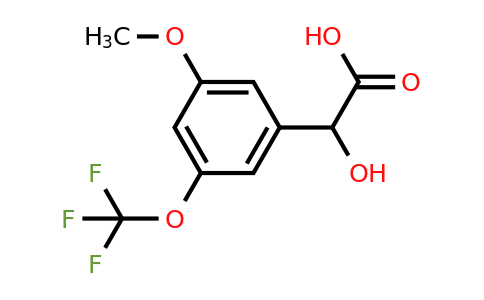 1261571-52-1 | 3-Methoxy-5-(trifluoromethoxy)mandelic acid