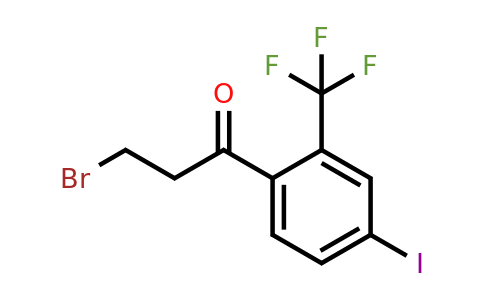 1261571-58-7 | 3-Bromo-4'-iodo-2'-(trifluoromethyl)propiophenone