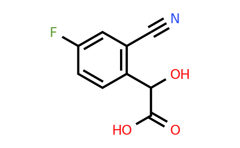 1261571-91-8 | 2-Cyano-4-fluoromandelic acid