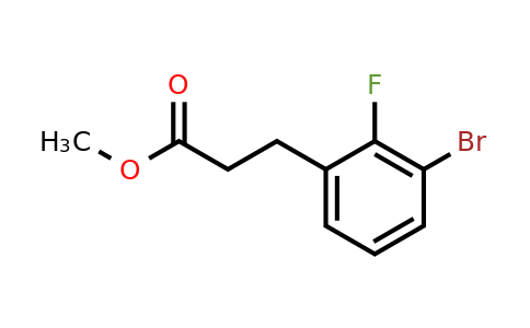 1261572-18-2 | Methyl 3-(3'-bromo-2'-fluorophenyl)propionate
