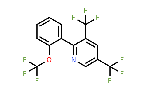 1261572-39-7 | 3,5-Bis(trifluoromethyl)-2-(2-(trifluoromethoxy)phenyl)pyridine