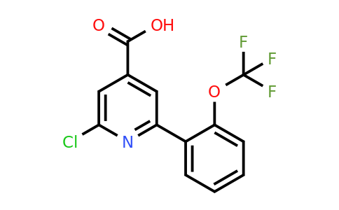 1261572-42-2 | 2-Chloro-6-(2-(trifluoromethoxy)phenyl)isonicotinic acid