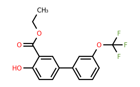 1261572-77-3 | Ethyl 4-hydroxy-3'-(trifluoromethoxy)biphenyl-3-carboxylate