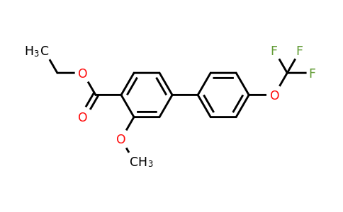 1261572-95-5 | Ethyl 3-methoxy-4'-(trifluoromethoxy)biphenyl-4-carboxylate