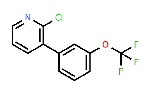 1261573-08-3 | 2-Chloro-3-(3-(trifluoromethoxy)phenyl)pyridine