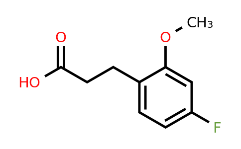 1261573-10-7 | 3-(4'-Fluoro-2'-methoxyphenyl)propionic acid