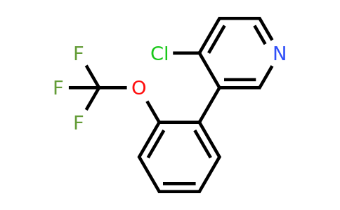1261573-15-2 | 4-Chloro-3-(2-(trifluoromethoxy)phenyl)pyridine