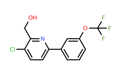 1261573-42-5 | 3-Chloro-6-(3-(trifluoromethoxy)phenyl)pyridine-2-methanol