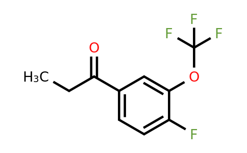 1261573-45-8 | 4'-Fluoro-3'-(trifluoromethoxy)propiophenone