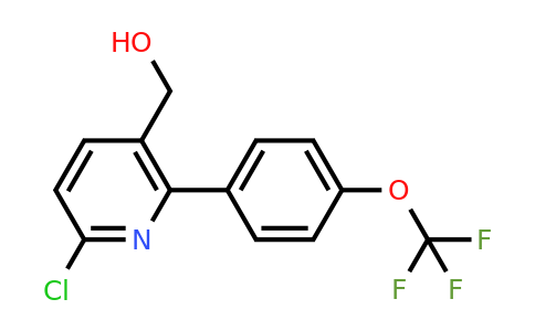 1261573-47-0 | 6-Chloro-2-(4-(trifluoromethoxy)phenyl)pyridine-3-methanol