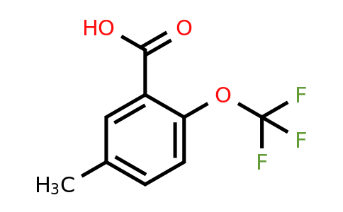 1261573-49-2 | 5-Methyl-2-(trifluoromethoxy)benzoic acid