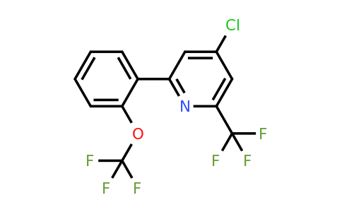 1261573-72-1 | 4-Chloro-2-(2-(trifluoromethoxy)phenyl)-6-(trifluoromethyl)pyridine