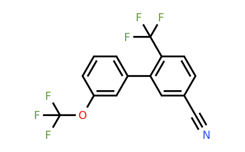 1261573-84-5 | 3-Cyano-3'-(trifluoromethoxy)-6-(trifluoromethyl)biphenyl