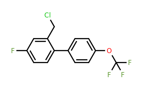 1261574-53-1 | 2-Chloromethyl-4-fluoro-4'-(trifluoromethoxy)biphenyl