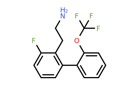 1261575-37-4 | 3-Fluoro-2'-(trifluoromethoxy)biphenyl-2-ethylamine